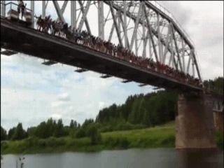 Массовый прыжок с места