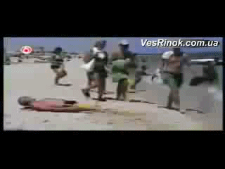 Как чувак испугал народ